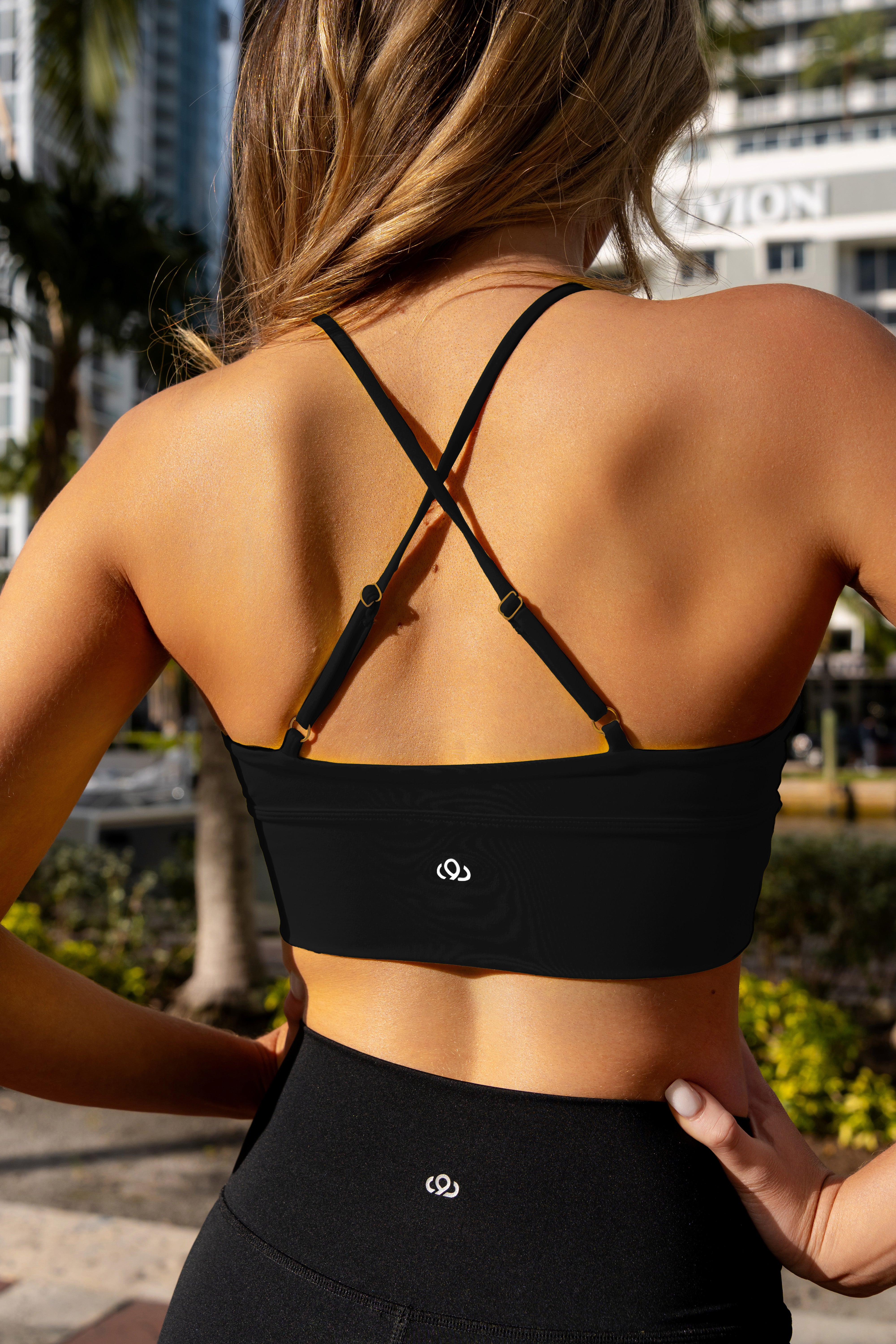 Clarity Black Bra Top