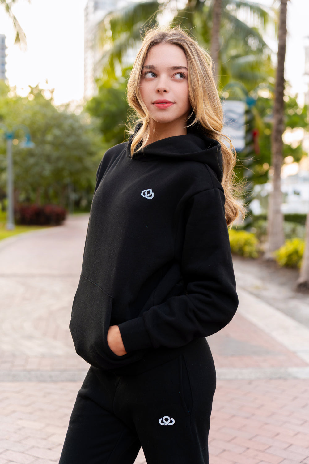 Core Black Hoodie