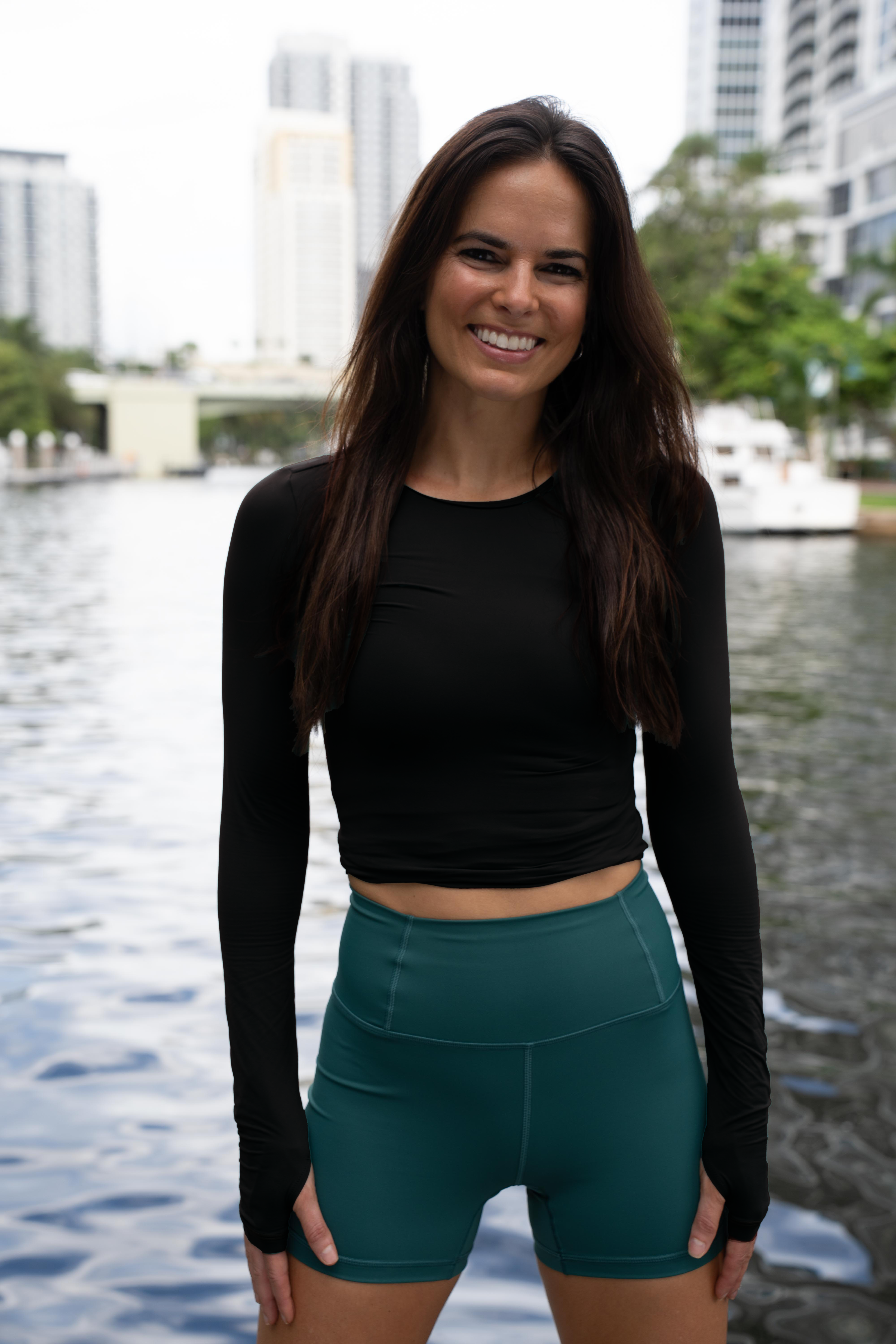 Long Sleeve Black Cloud Top