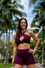 Aspire Bra Top Wine