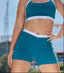 Teal Inspire Crop Top