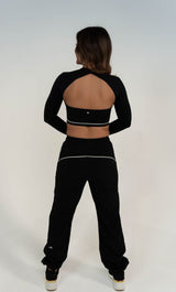 Refine Long Sleeve Crop Top